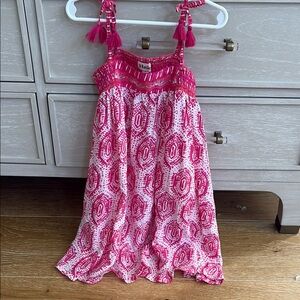 Hatley Pink and White Dress